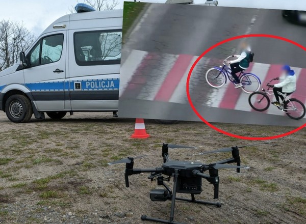 I cyk, mandacik! Kierowcy, rowerzyści i piesi byli obserwowani z powietrza [Wideo]