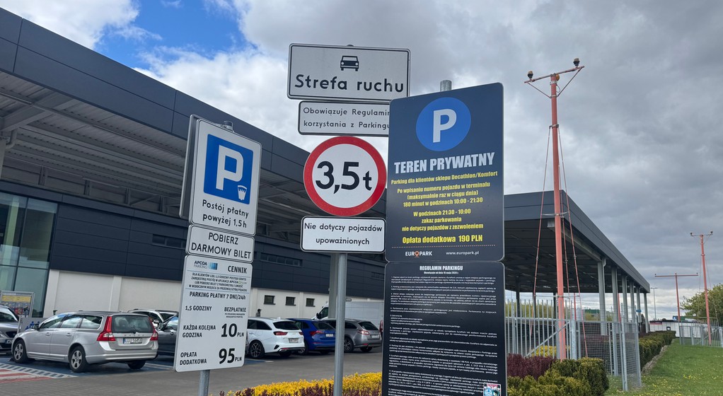 Prywatny płatny parking (zdj. poglądowe)