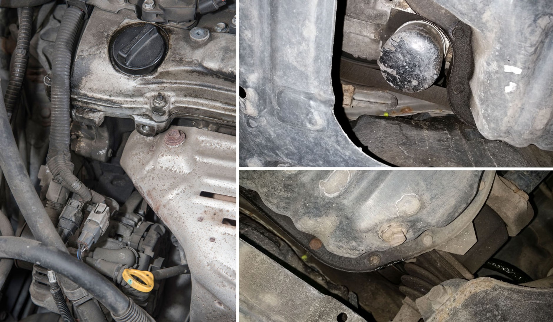 Serwisujemy Toyotę Avensis II 2.0 D4: układ olejenia