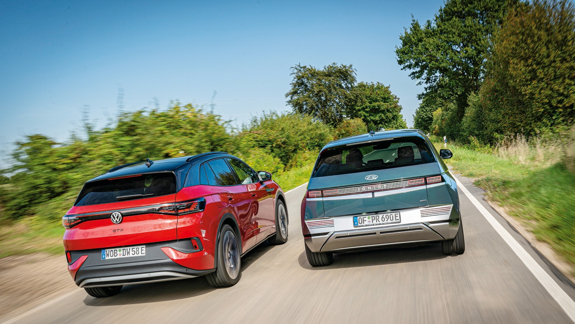 Hyundai Ioniq 5 i Volkswagen ID.4 - porównanie rodzinnych elektrycznych SUV-ów