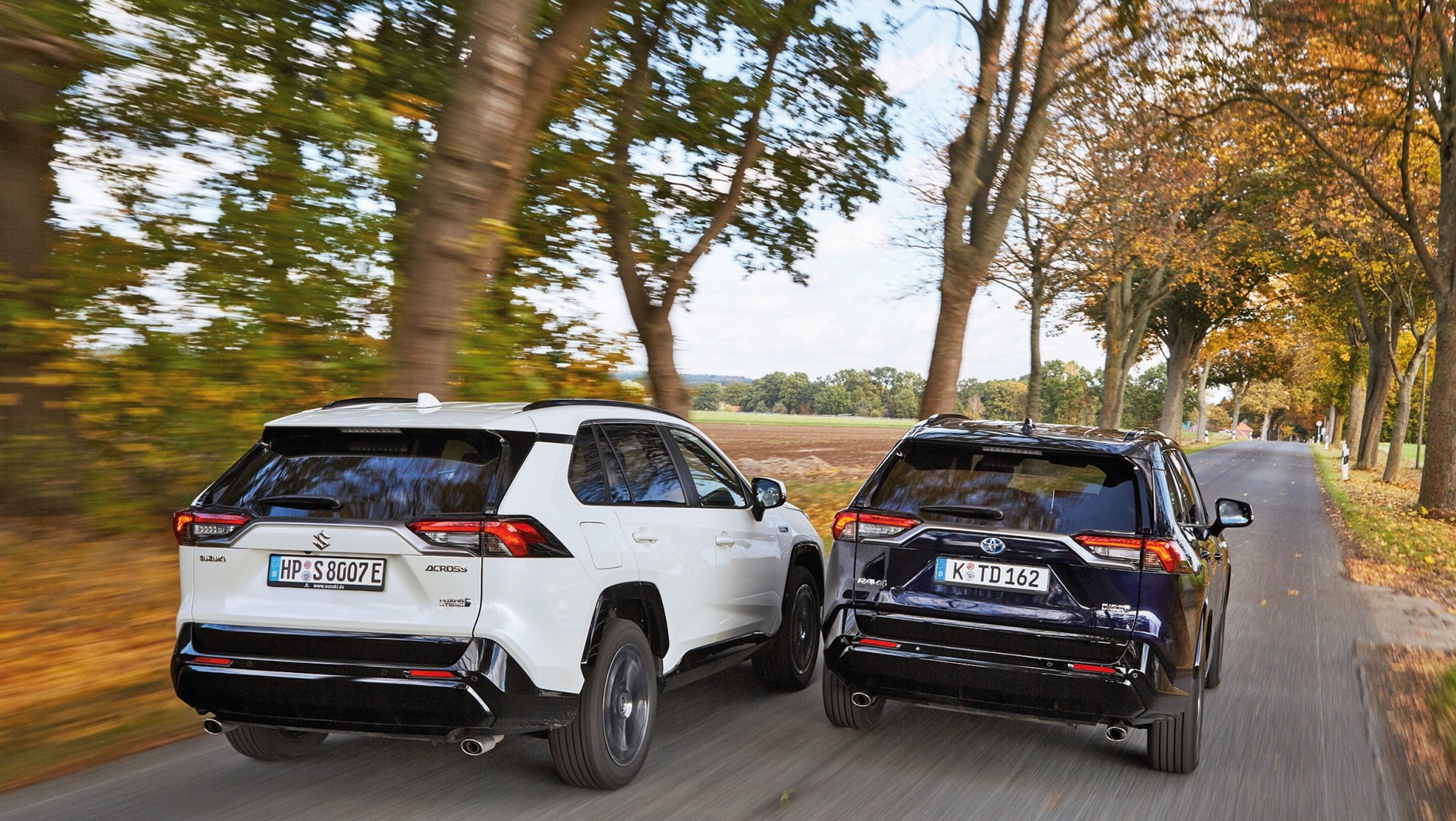 Porównanie hybrydowych SUV-ów plug-in: Suzuki Across i Toyota RAV4