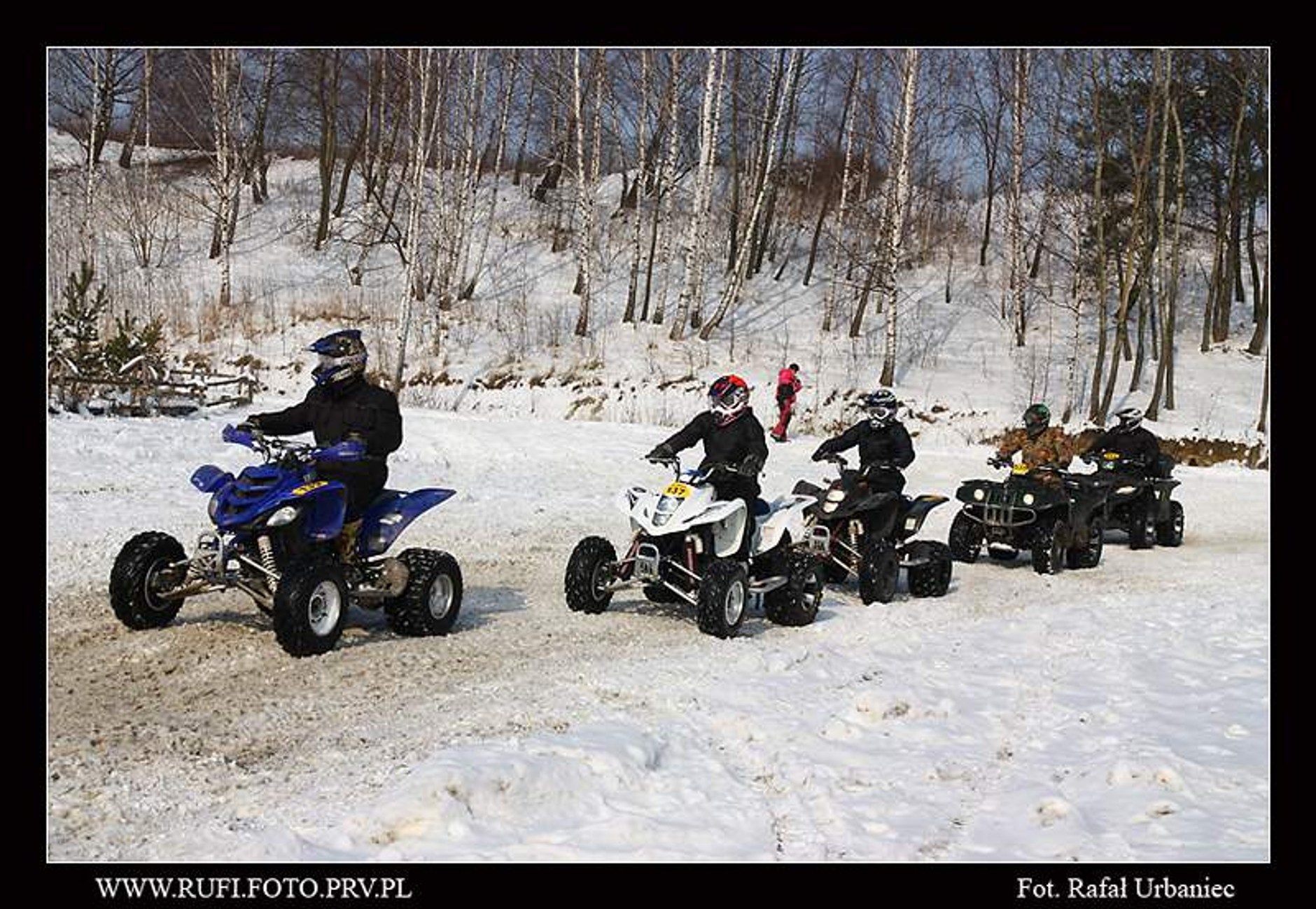 III Zimowa Integracja 4x4 Kryspinów 2009 - motocykle i quady (fotogaleria 1.)