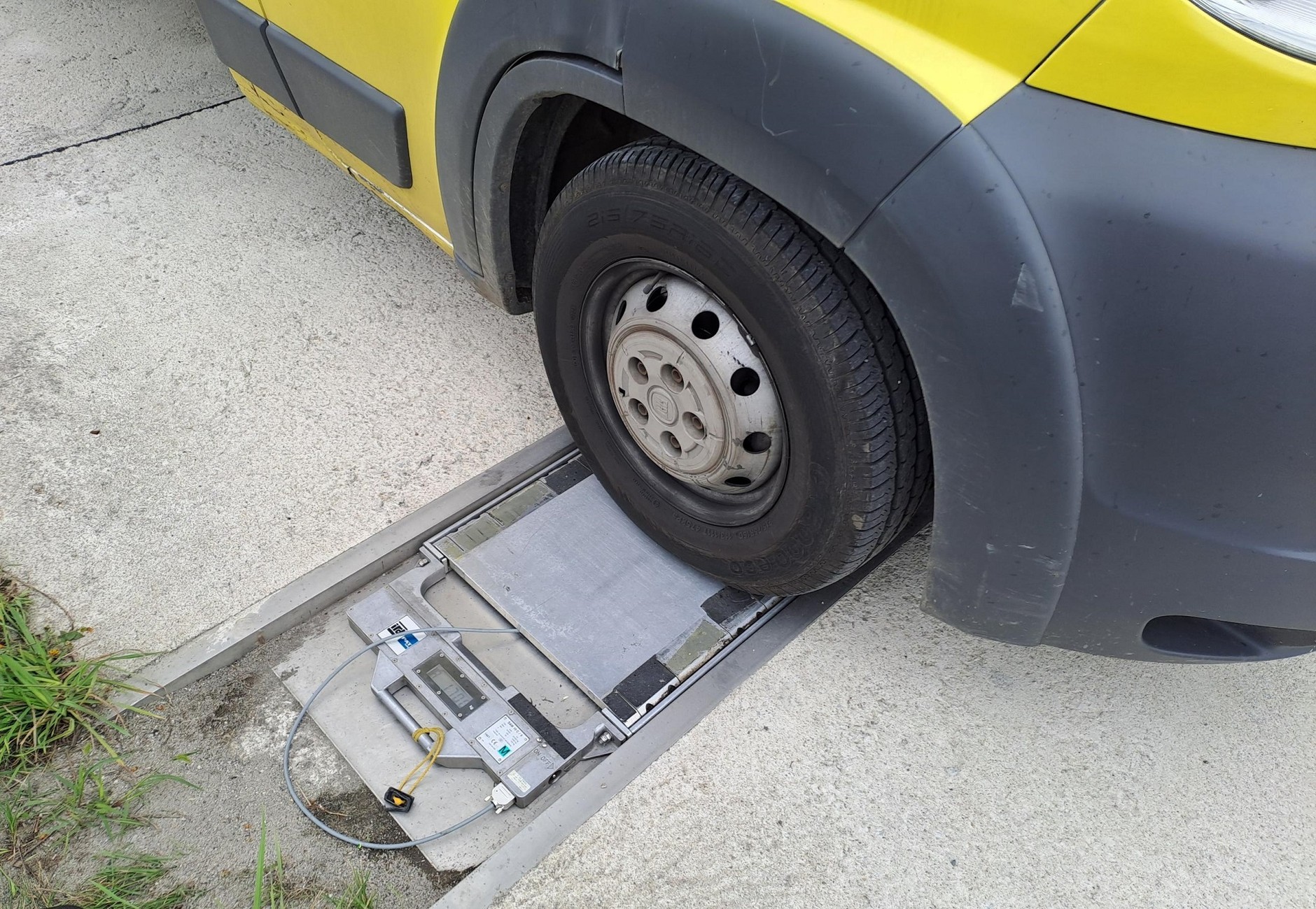 Waga w punkcie kontrolnym ITD