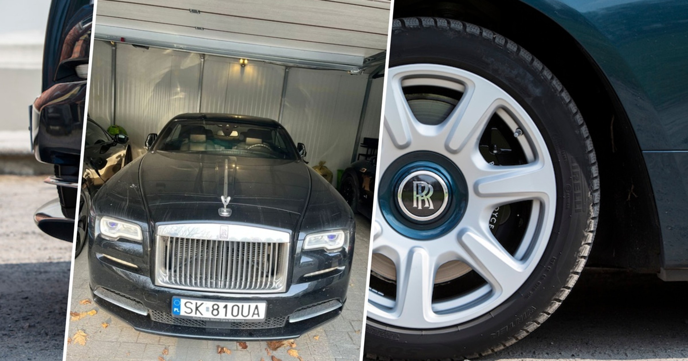 Rolls-Royce Wraith wystawiony na licytację na Śląsku