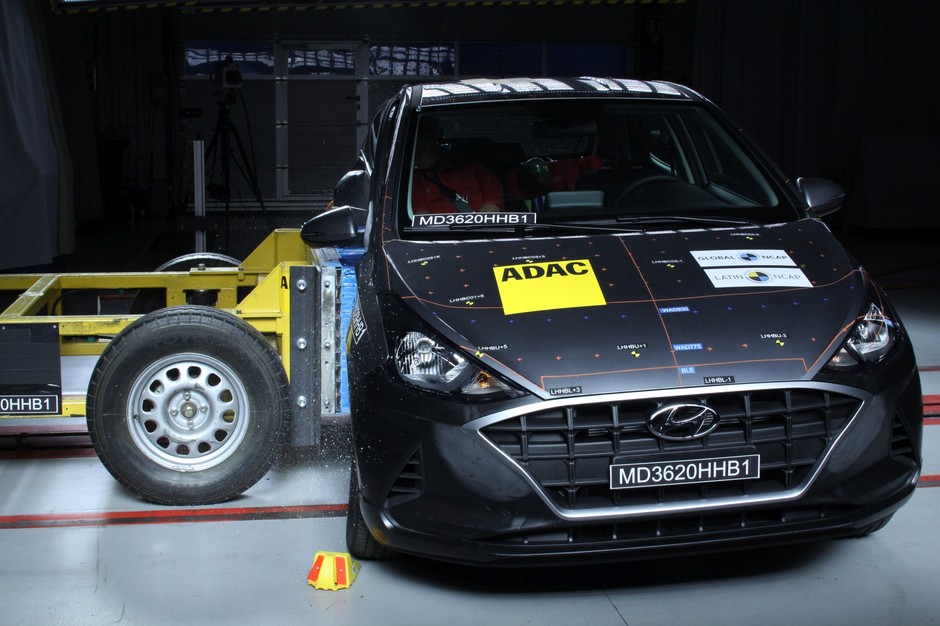 Test zderzeniowy Hyundai HB20