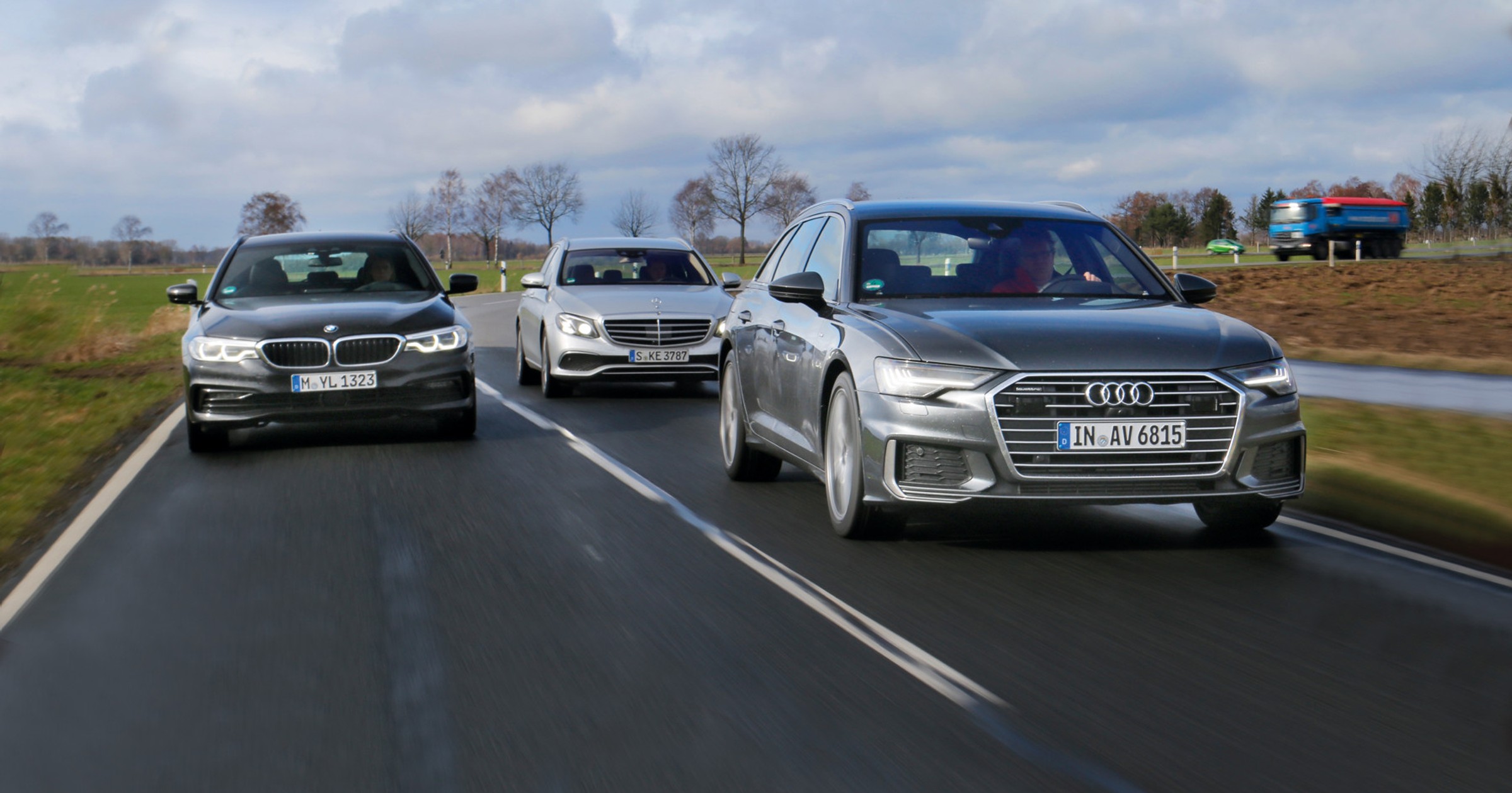Audi A6, BMW serii 5 i Mercedes klasy E