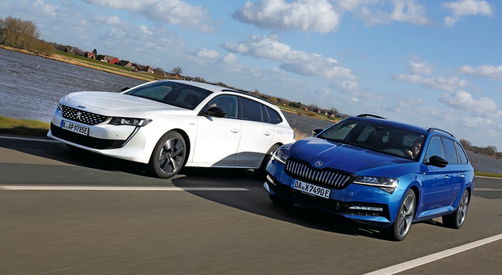 Peugeot 508 i Skoda Superb