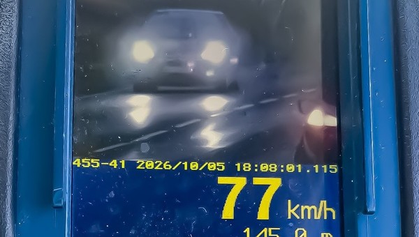 17-letni kierowca ukarany za prędkość