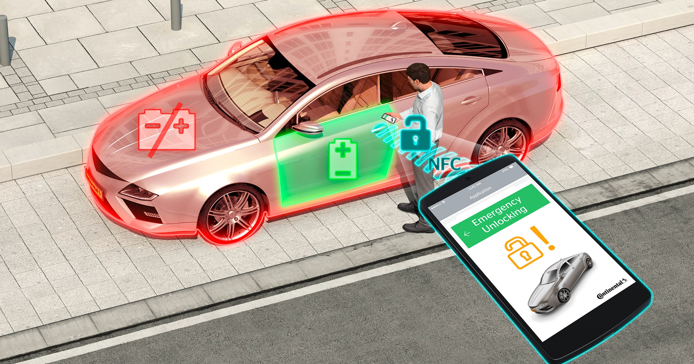 Projekt inteligentnych drzwi od firmy Continental