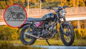 Junak M07 (1957-1959; w kółku) i współczesny Junak RAW 50