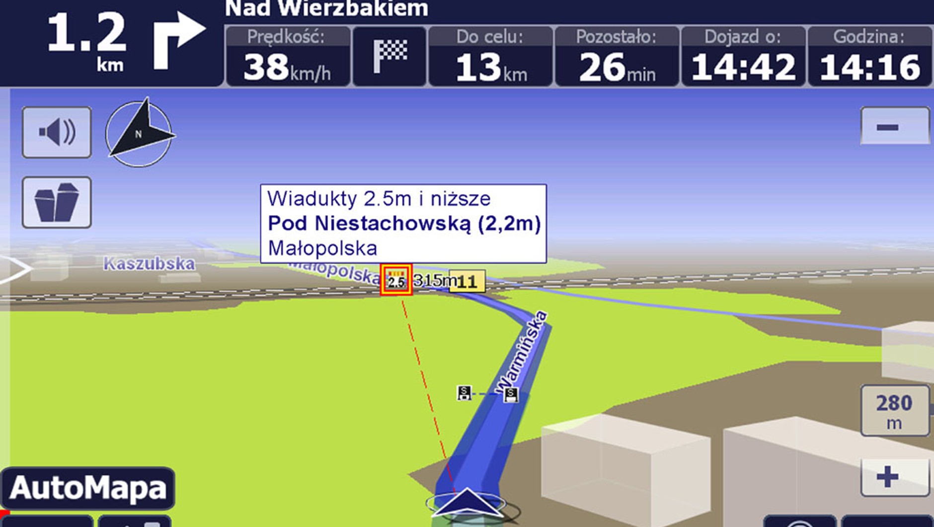 Mapa w nawigacji powinna być dokładna!