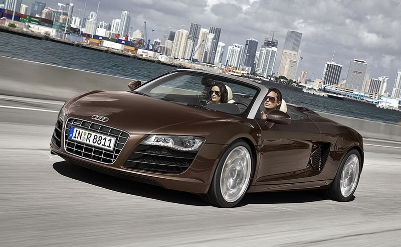 IAA Frankfurt 2009: Audi R8 Spyder - tym razem wersja bez dachu