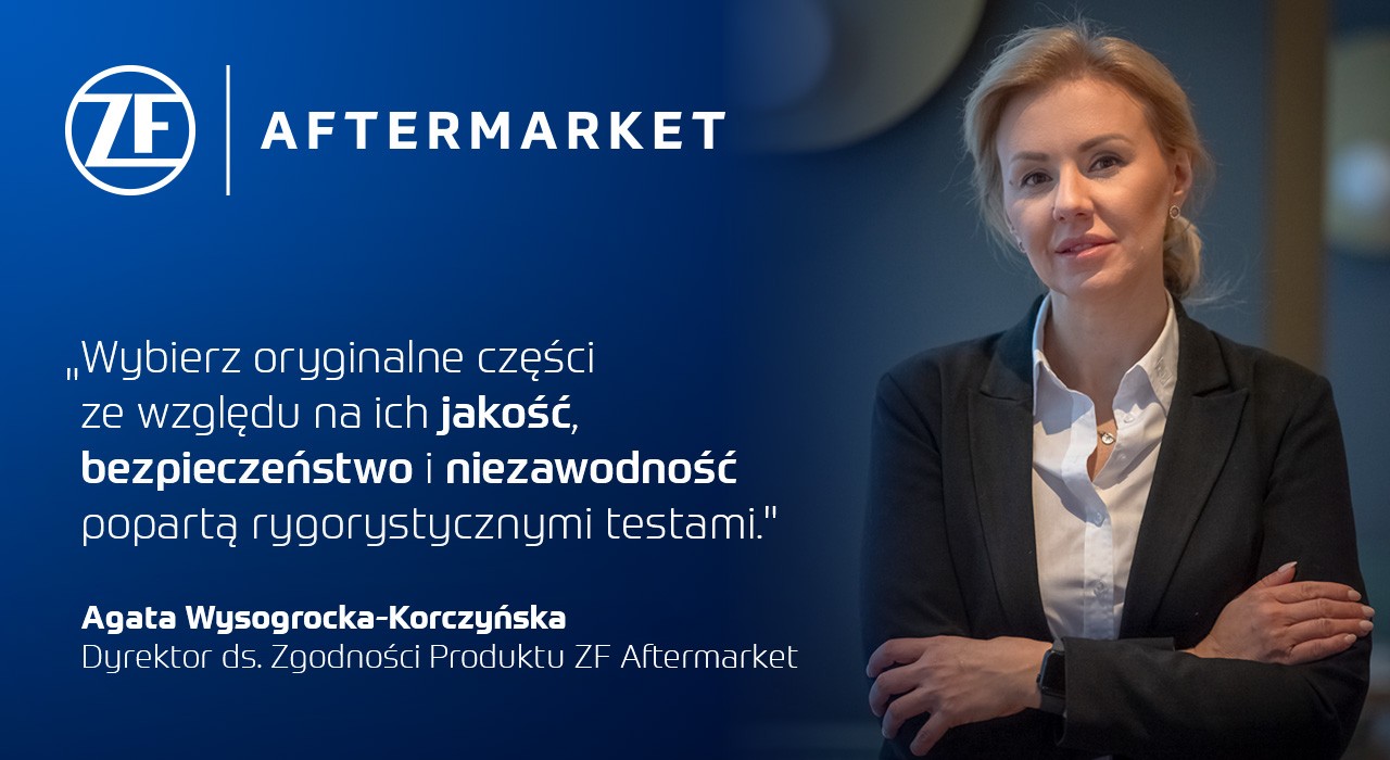 Wybierz oryginalne części ze względu na ich jakość, bezpieczeństwo i niezawodność popartą rygorystycznymi testami