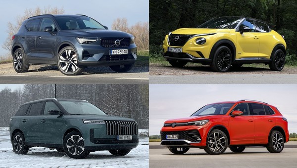 Volvo XC40, Nissan Juke, VW Tiguan, Jaecoo 5