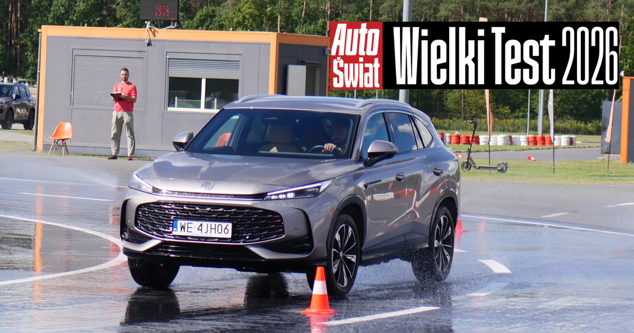 Wielki Test Auto Świata 2026 - dwa SUV-y oblały sprawdzian na mokrym zakręcie