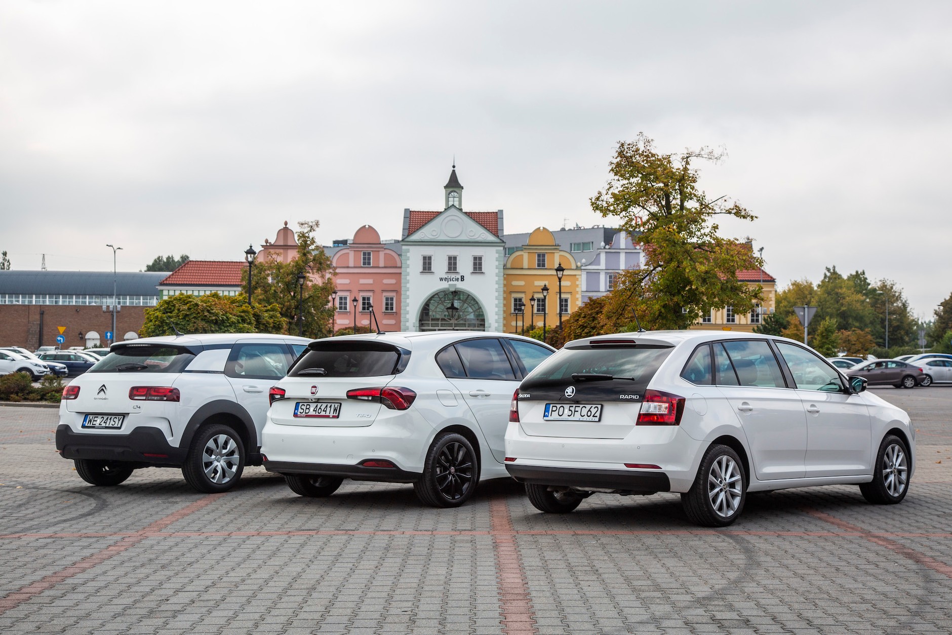 Fiat Tipo kontra Skoda Rapid Spaceback i Citroen C4 Cactus