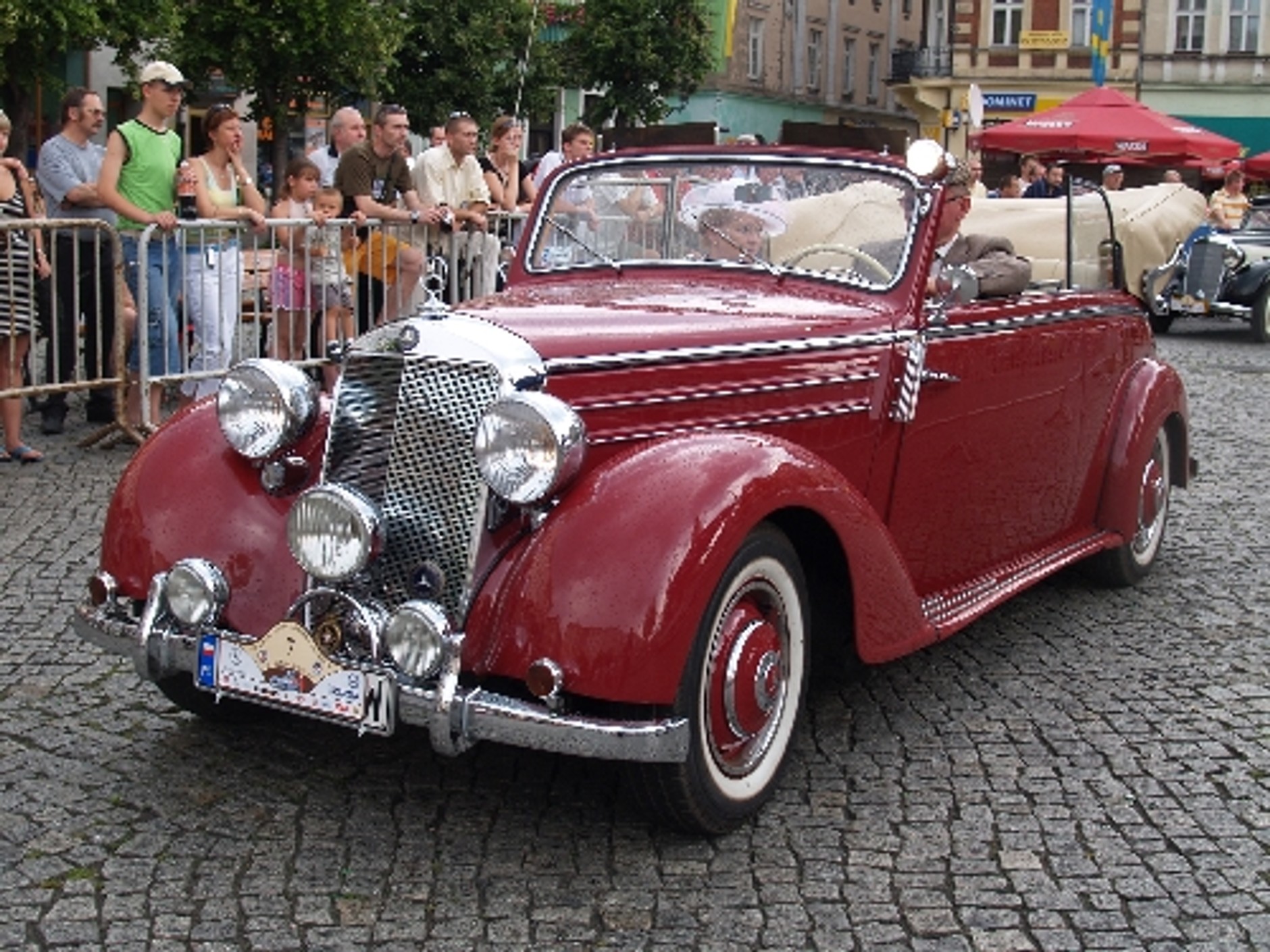 Zlot zabytkowych Mercedesów w Lesznie 8-10 czerwiec