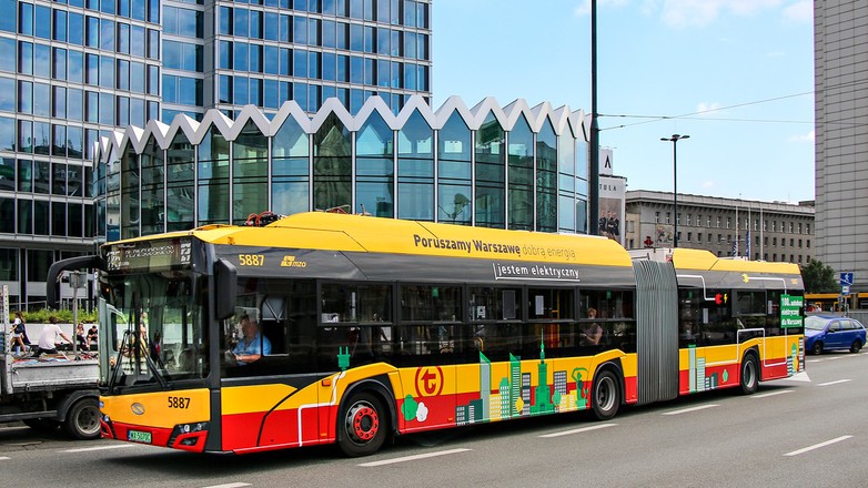ZTM Warszawa: elektryczny autobus Solaris Urbino Electric 18