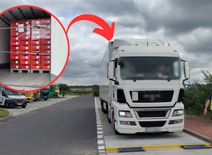 W ten sposób przewoził mięso ciężarówką. ITD ukarała go 22 mandatami
