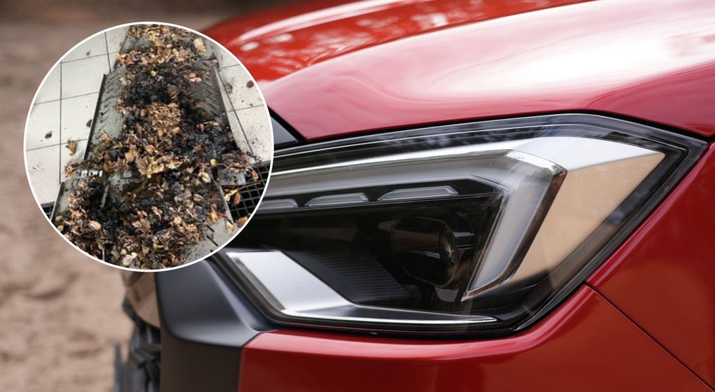 Isuzu zapaliło się przez to, co gromadziło się między osłoną a wydechem