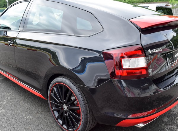 Skoda jest nudna? To bzdury! Zobaczcie tylko szalonego Rapida coupe!