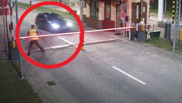 Pod polskie przejście graniczne podjechał samochód z niemiecką rejestracją. W środku był Rosjanin