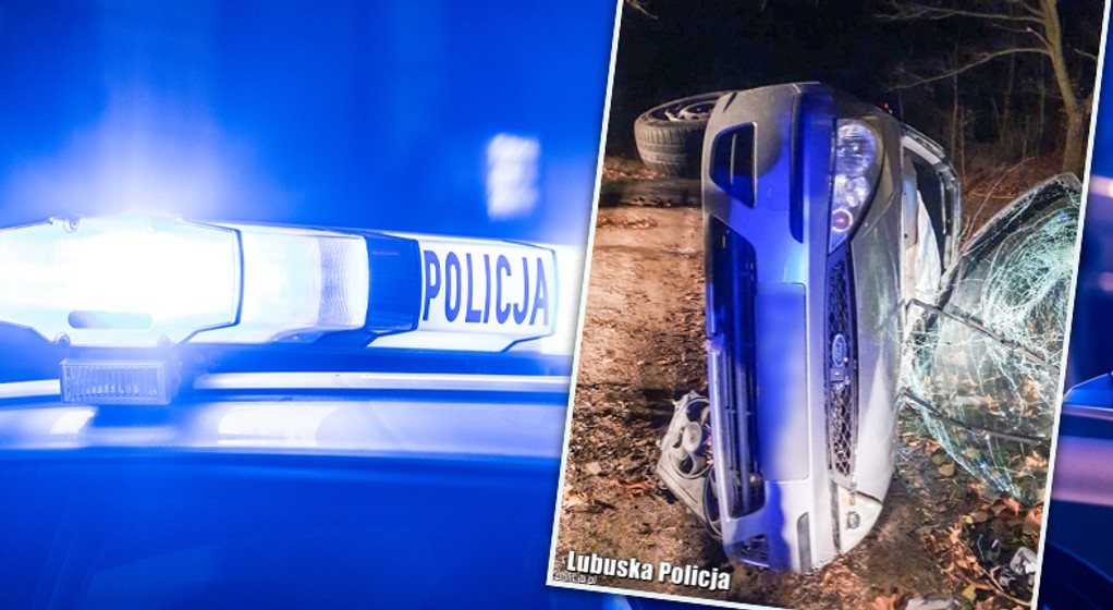 Lubuskie: Szaleńcza ucieczka kierowcy przed policyjną kontrolą (Lubuska Policja)