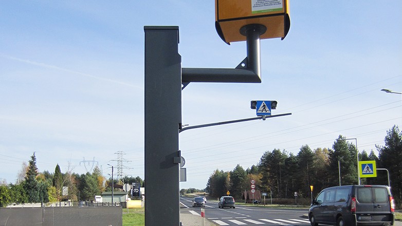 Fotoradar w Olsztynie na Śląsku