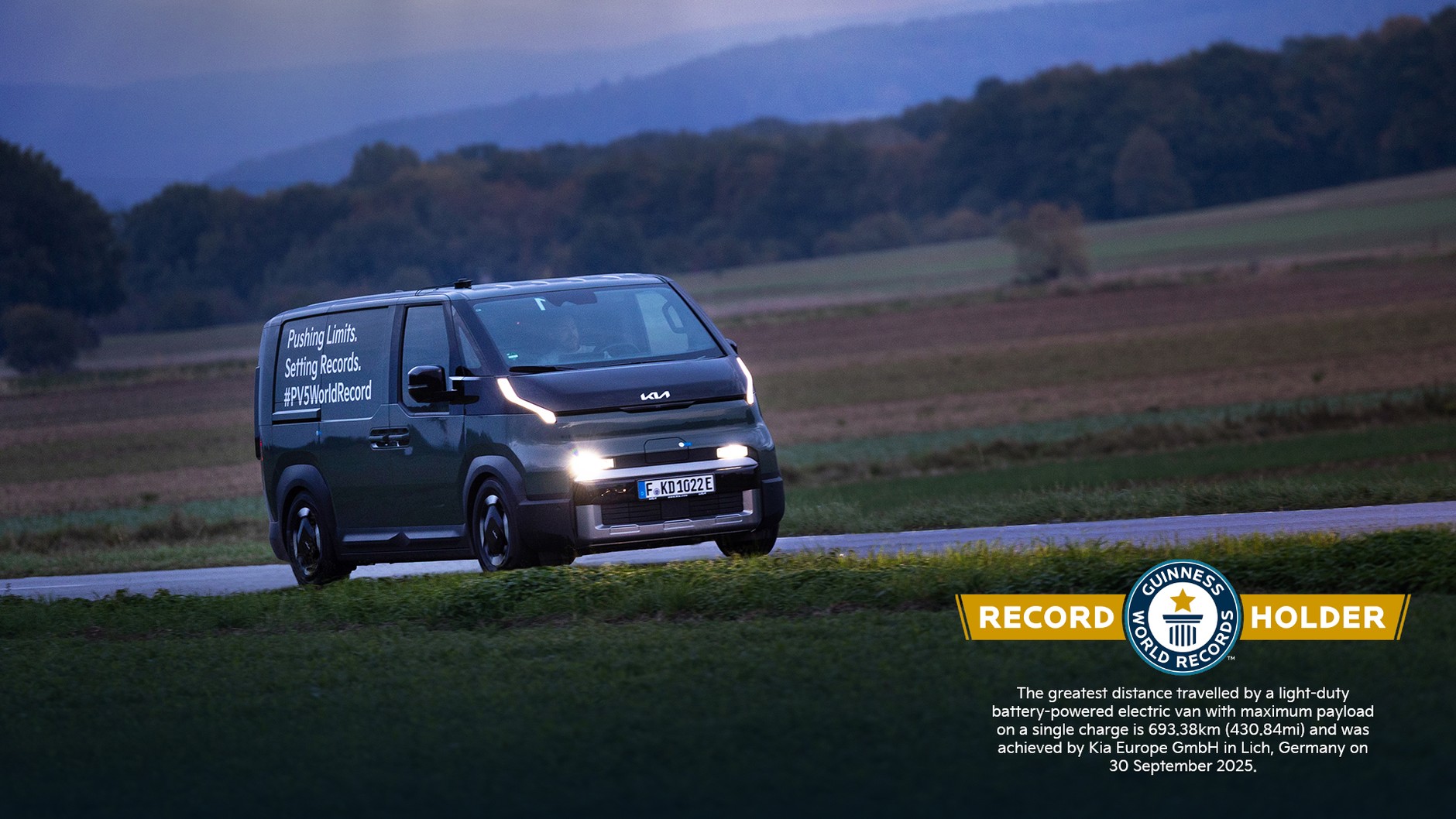 Kia PV5 pobiła rekord Guinnessa