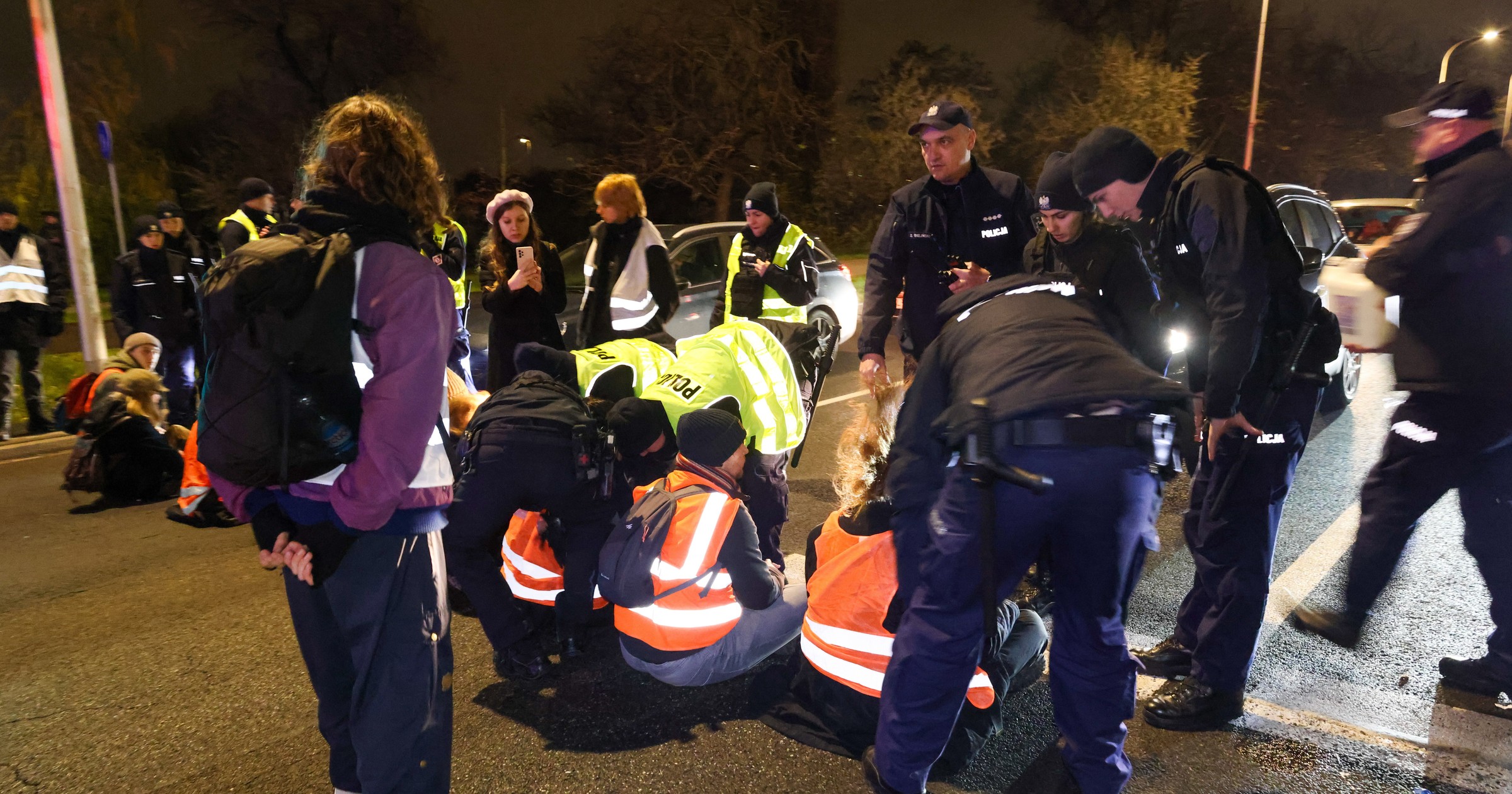 Protest Ostatniego Pokolenia w Warszawie