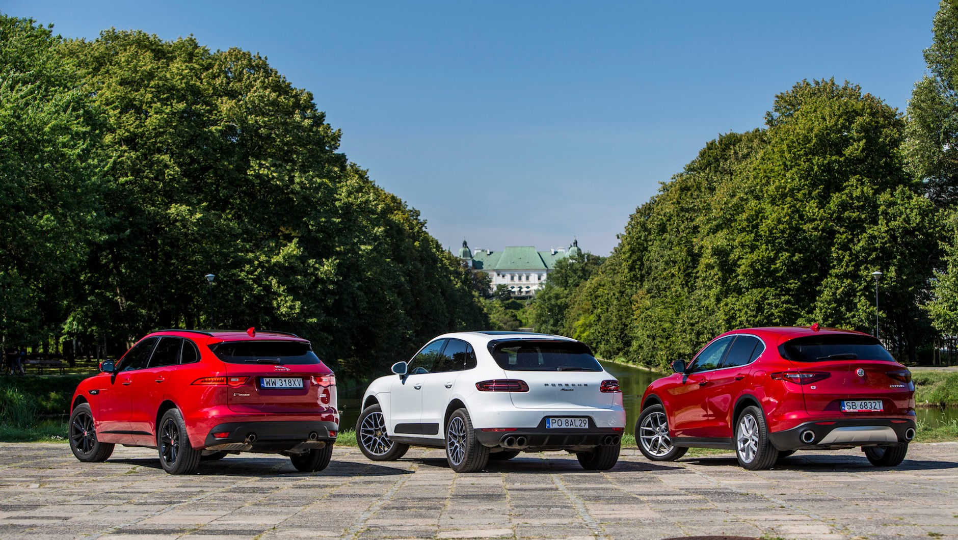 Porsche Macan kontra Jaguar F-Pace i Alfa Romeo Stelvio
