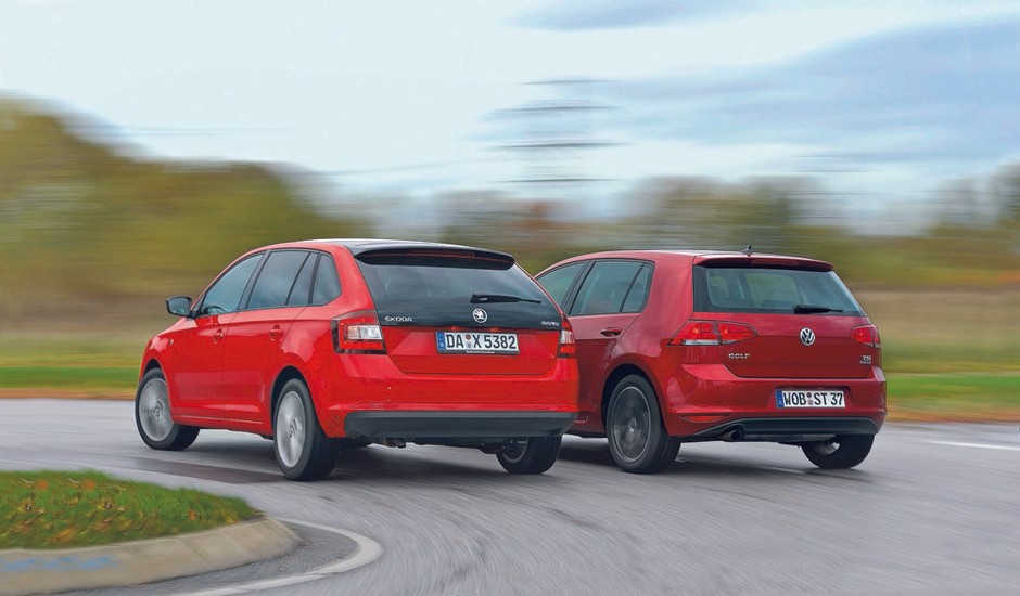 Skoda Rapid, Volkswagen Golf