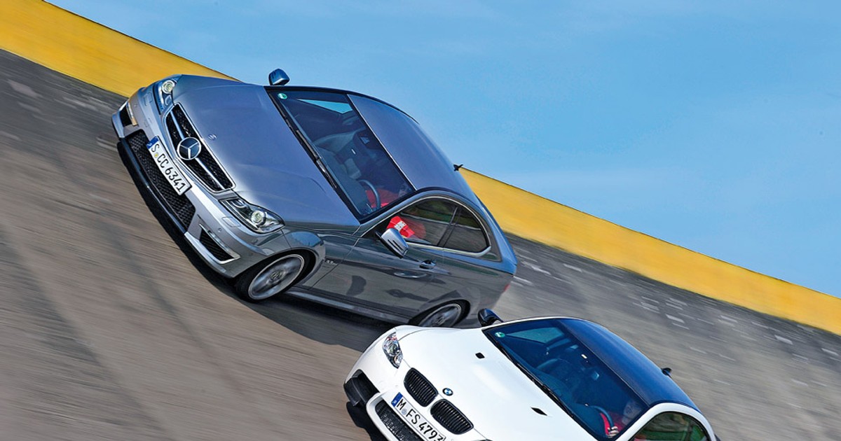 BMW M3 kontra Mercedes C 63 AMG: pojedynek  na wysokich obrotach