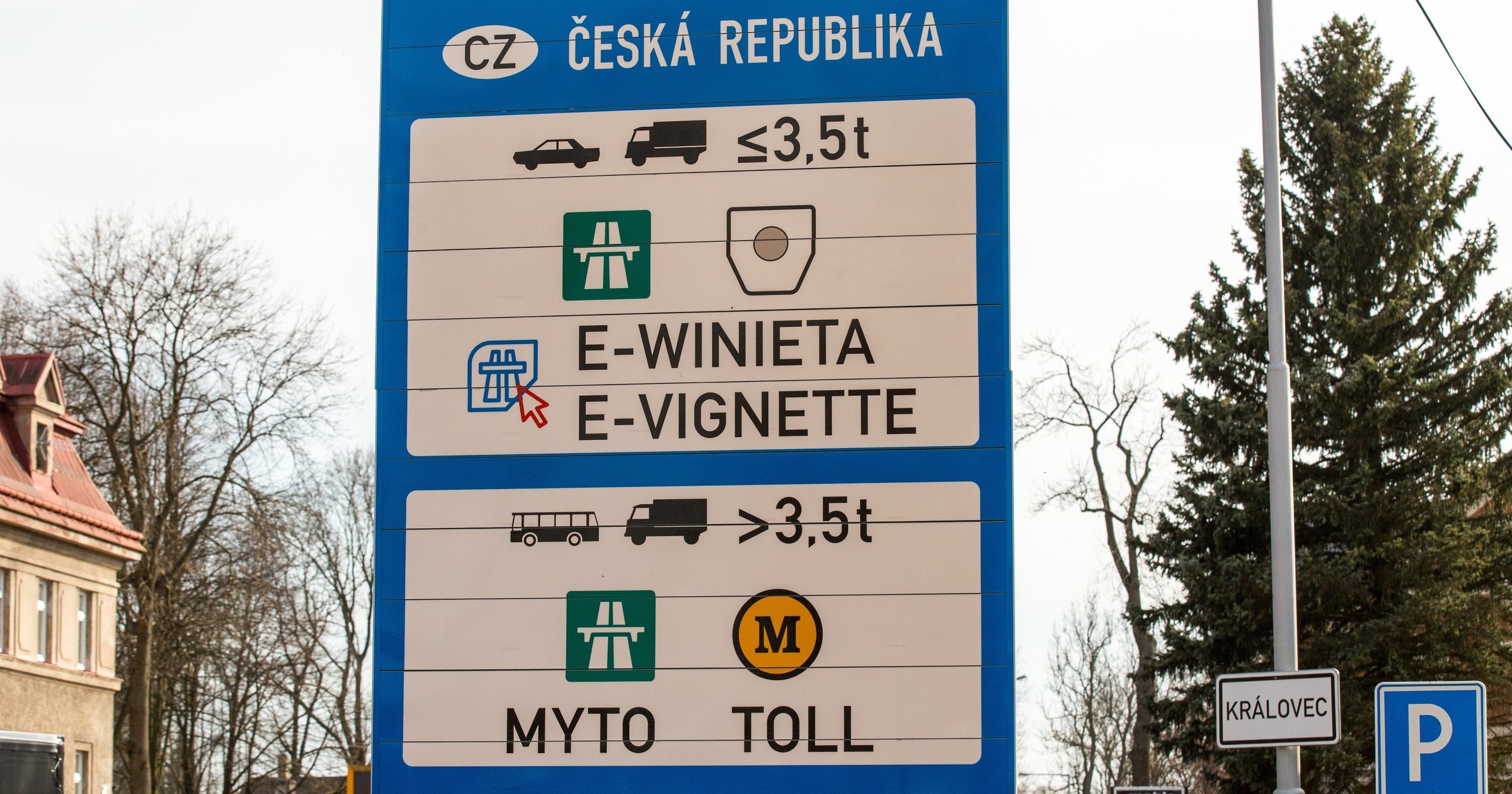 Winiety autostradowe w Czechach