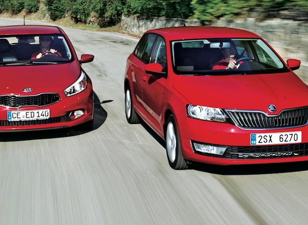 Skoda Rapid Spaceback i Kia cee'd: Podgryzają Golfa?