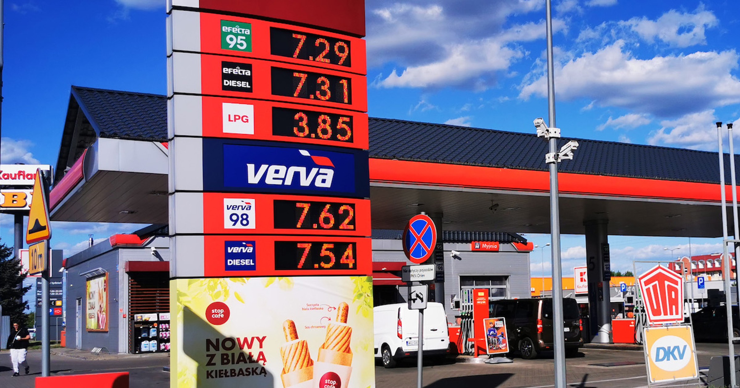 Ceny paliw na stacji Orlen w Jabłonnie 15.05.2022