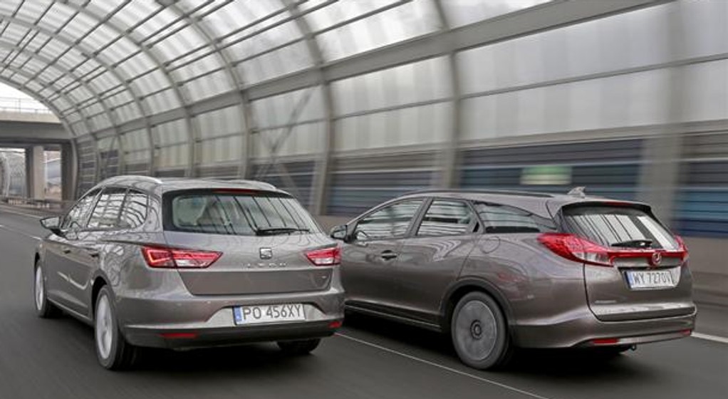 Test kombi: Hondy Civic Tourer i Seata Leona ST