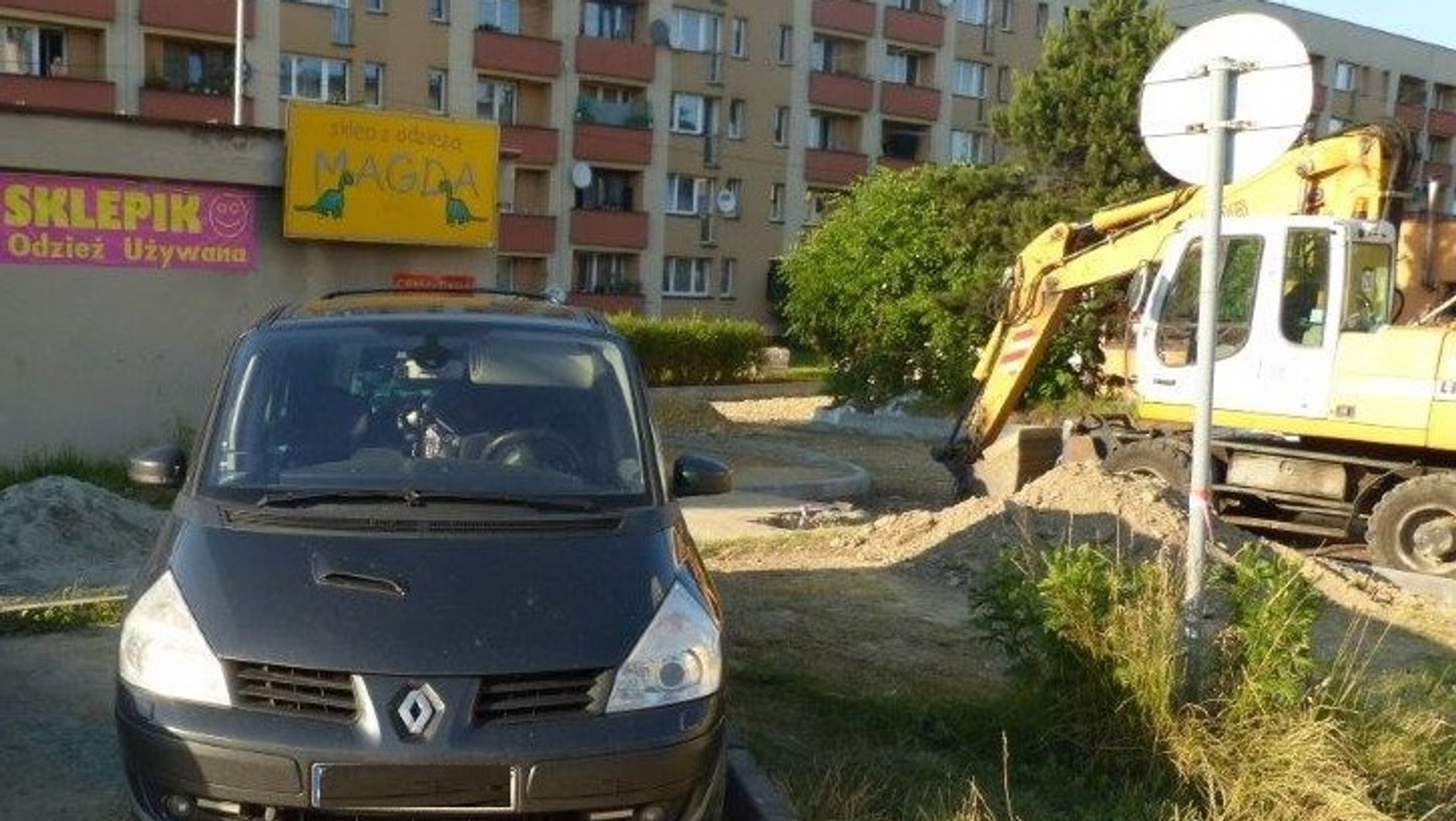 Psy w aucie – policjanci wybili szybę