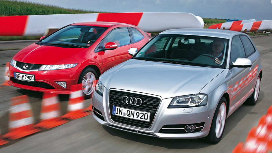 Audi A3 1.2 TFSI kontra Honda Civic 1.4 i-VTEC: Armagedon  z turbodoładowaniem