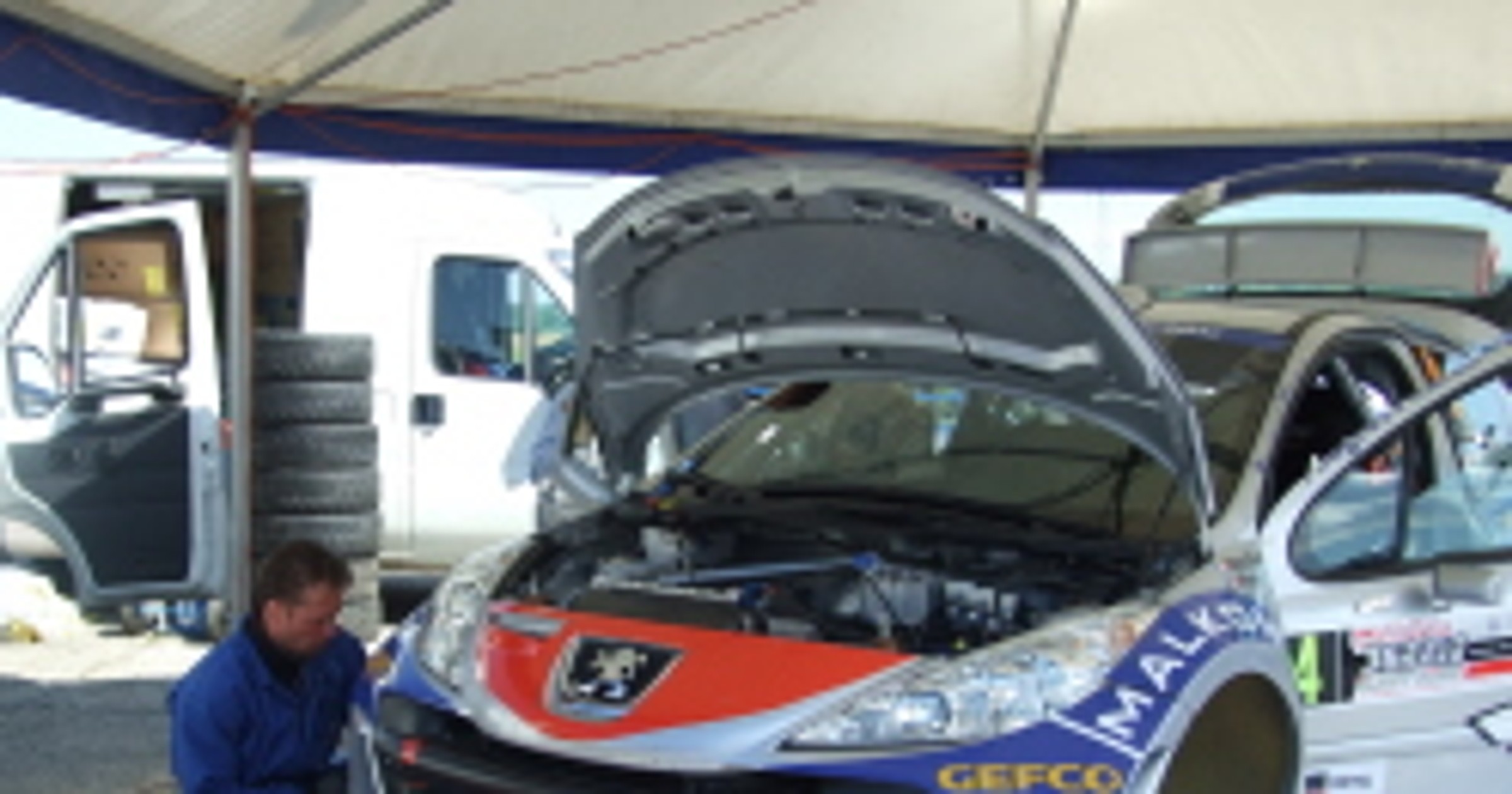 Rajd Elmot 2008: Bouffier i Panseri liderami Mistrzostw Polski