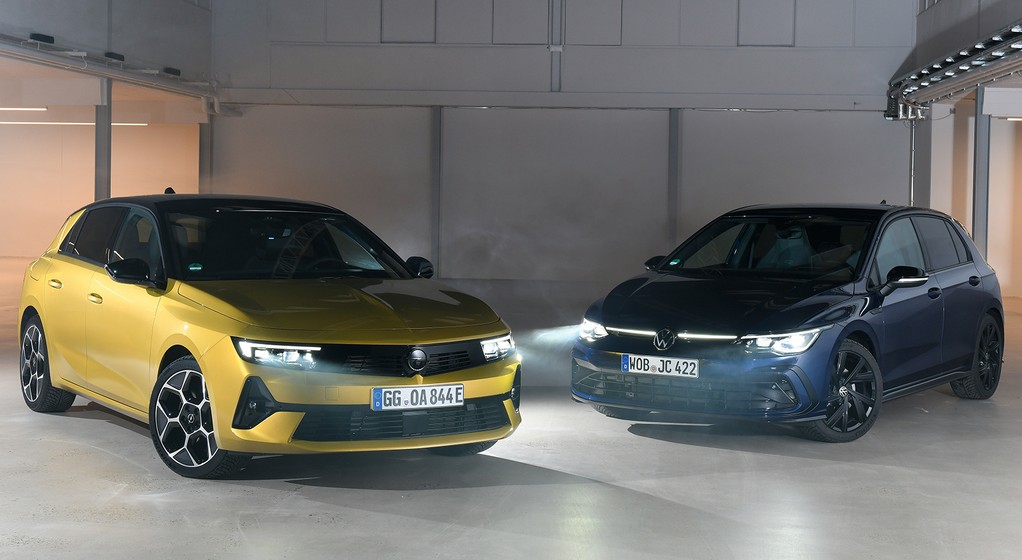 Opel Astra L (VI) i Volkswagen Golf VIII (2022)
