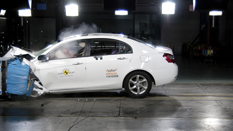 Zobacz, jak spisało się chińskie Geely podczas testu zderzeniowego!