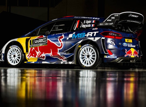 Ford Fiesta WRC załogi Ogier/Ingrassia gotowy do startu