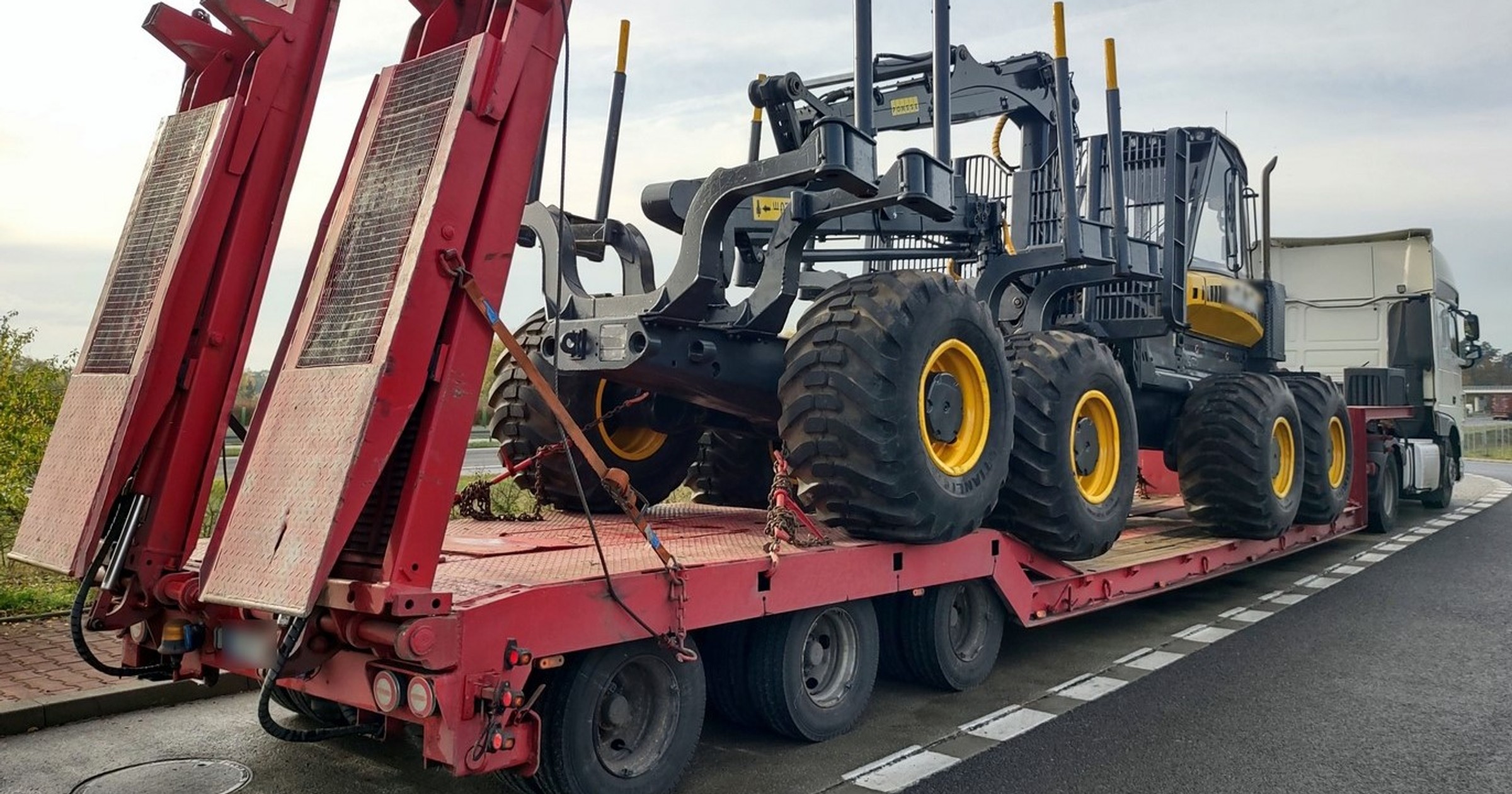 Nieprawidłowy transport maszyny