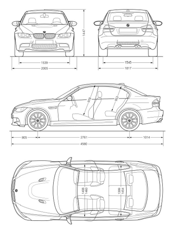 BMW: sportowe M3 Limuzyna dla pięciu osób