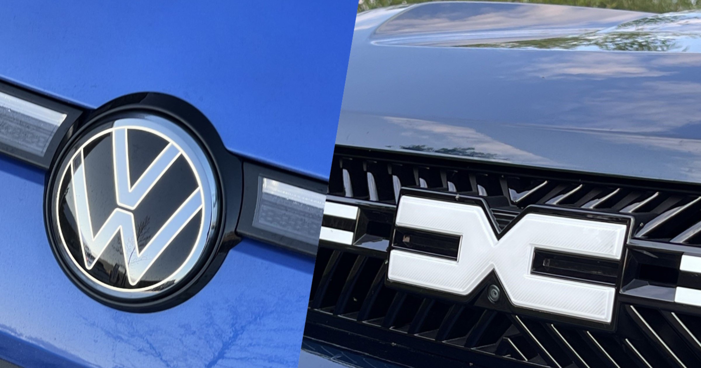 Logotypy VW i Dacii