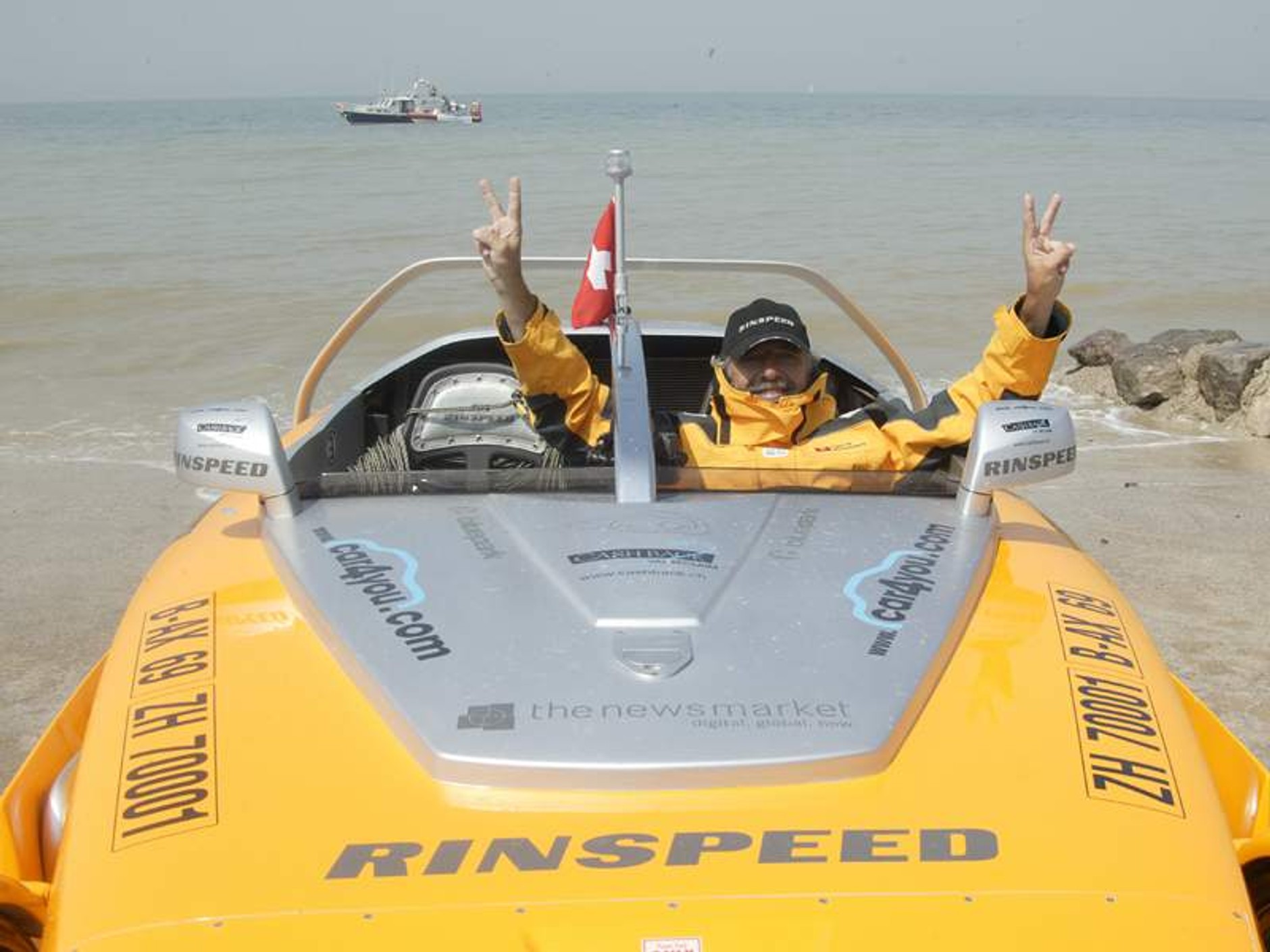 Rinspeed Splash w praktyce: trasa Dover – Sangatte w 193 minut