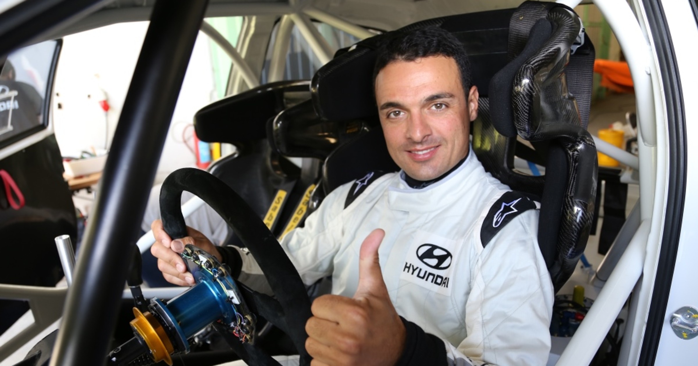 Bryan Bouffier testuje Hyundaia i20 WRC