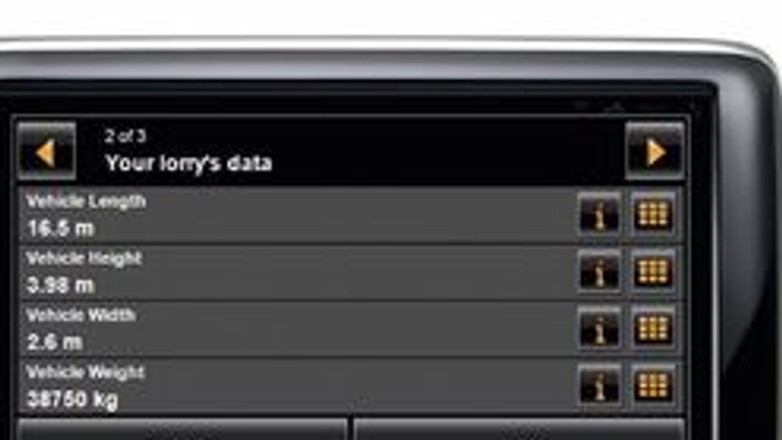 Navigon dla kierowców ciężarówek