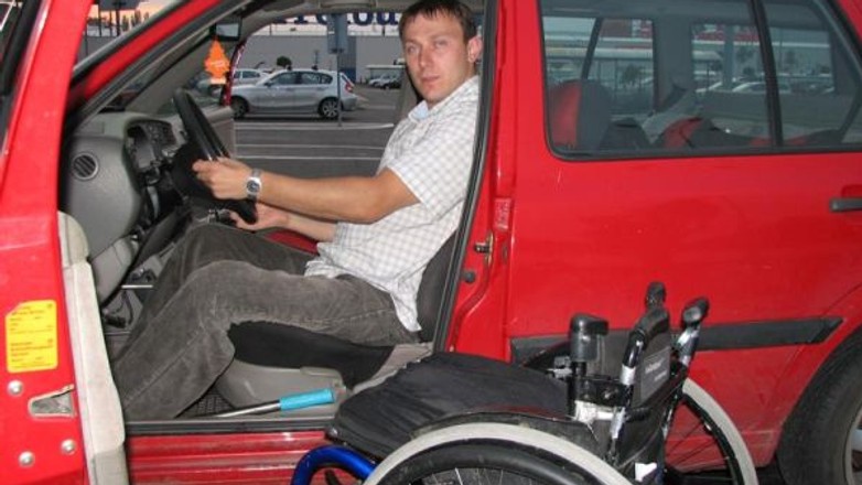 Niepełnosprawny kierowca